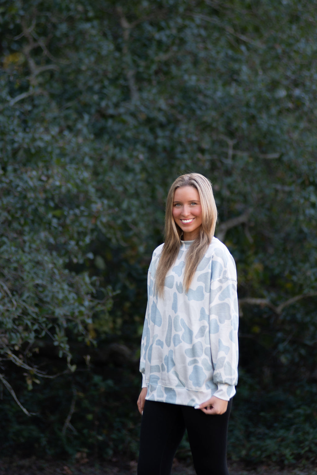 Lightweight Camo Mockneck