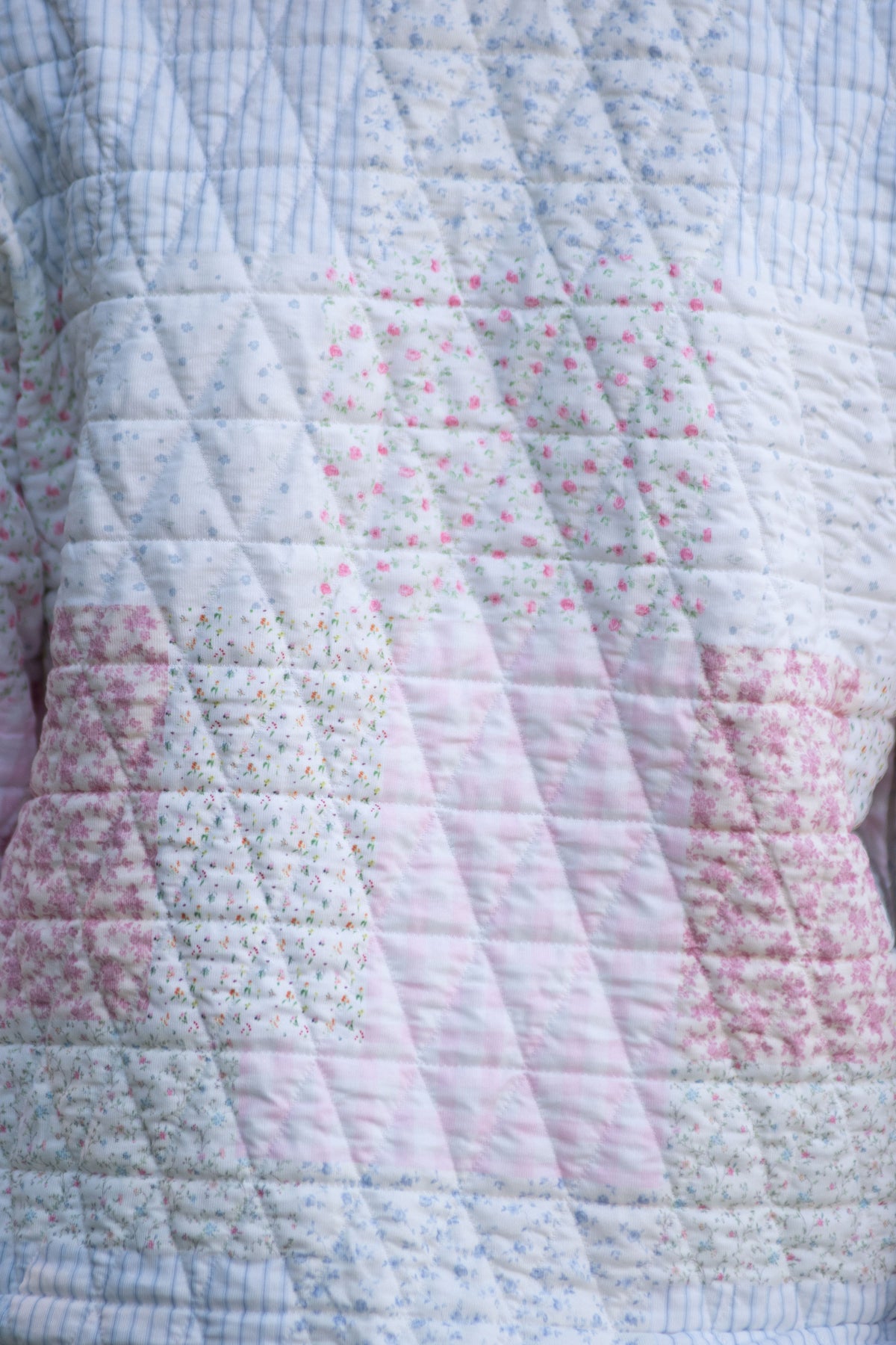Floral Quilted Short and Sweatshirt Set