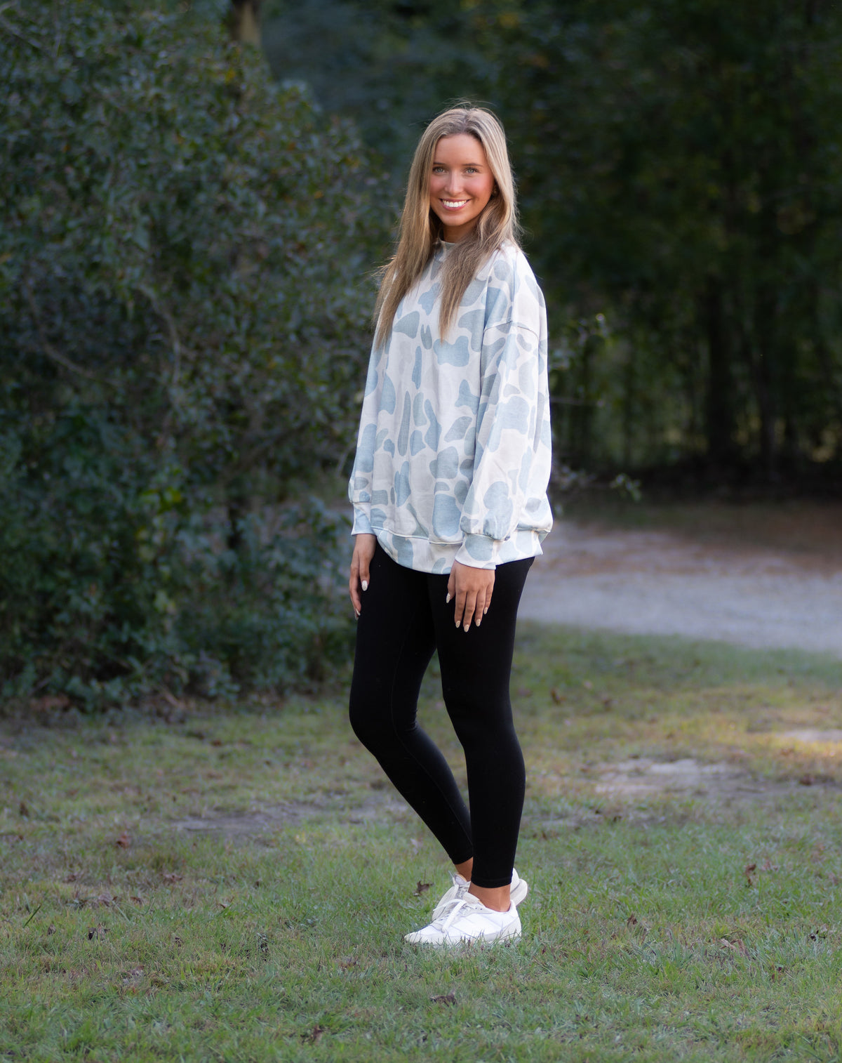 Lightweight Camo Mockneck
