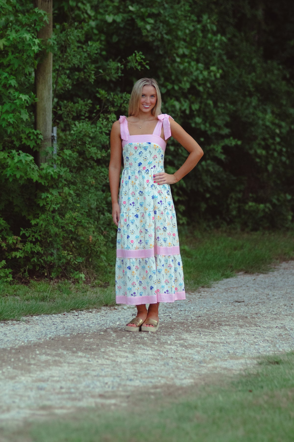 Floral Maxi Dress (with pockets)