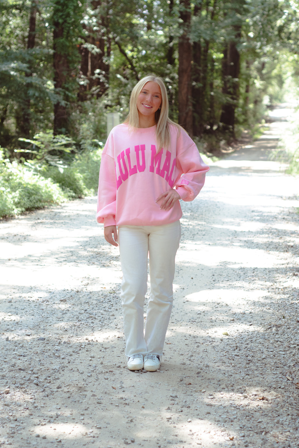 Lulu Mac Pink Puff Sweatshirt