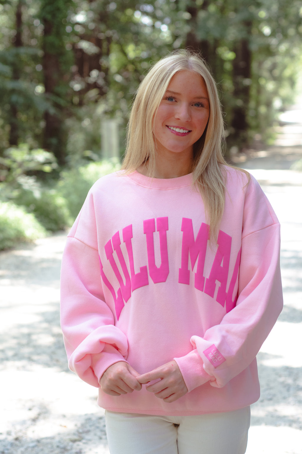 Lulu Mac Pink Puff Sweatshirt