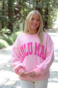 Lulu Mac Pink Puff Sweatshirt