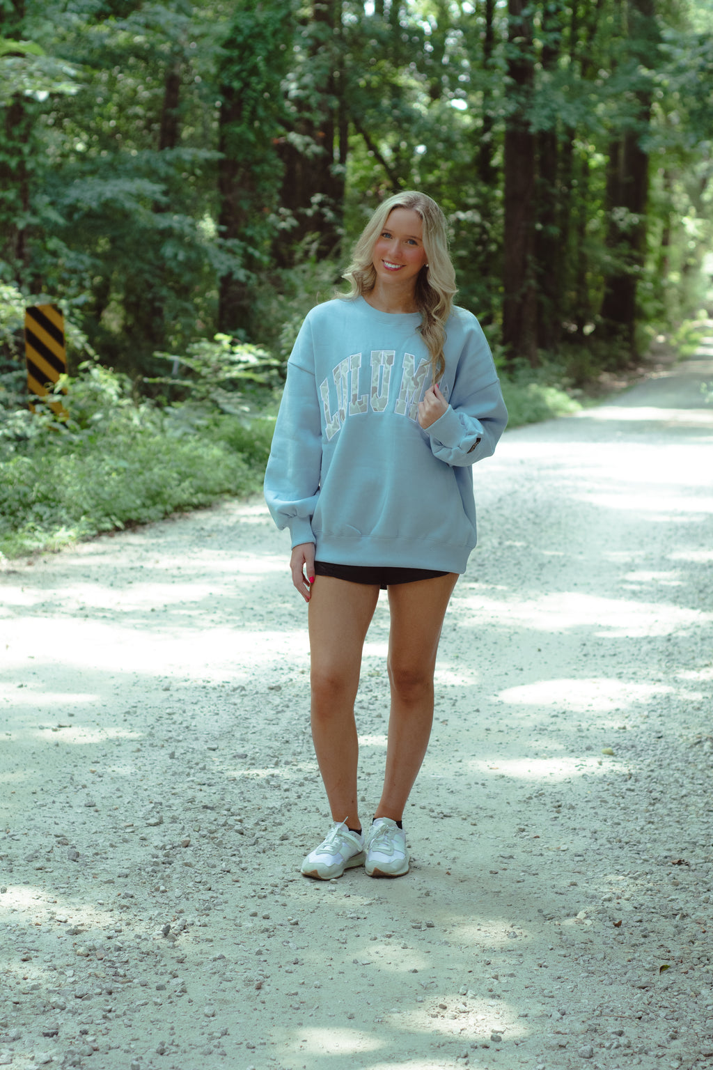 Lulu Mac Blue Camo Sweatshirt