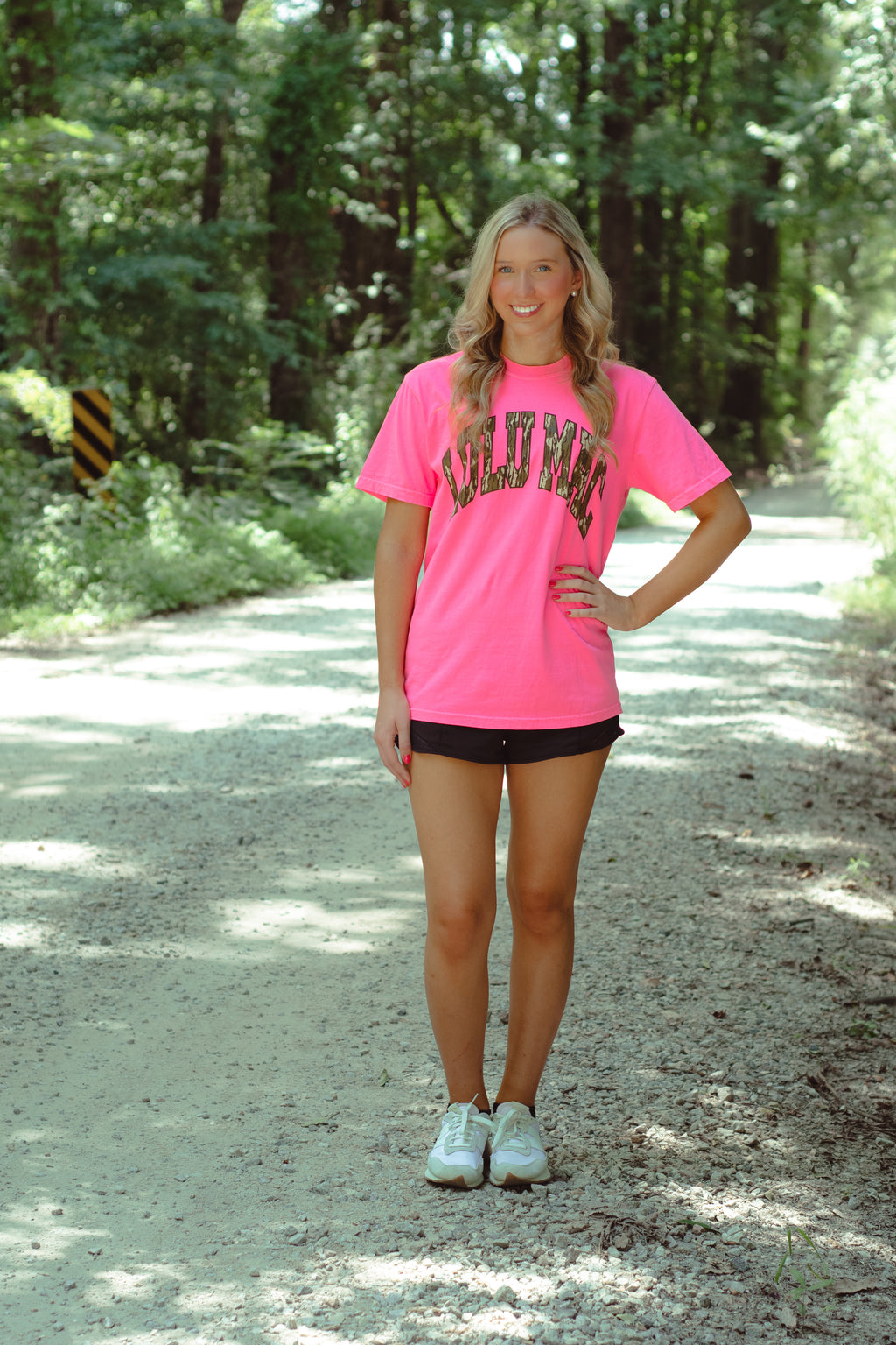 Lulu Mac Mossy Oak Pink Camo T-shirt