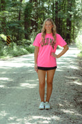 Lulu Mac Mossy Oak Pink Camo T-shirt
