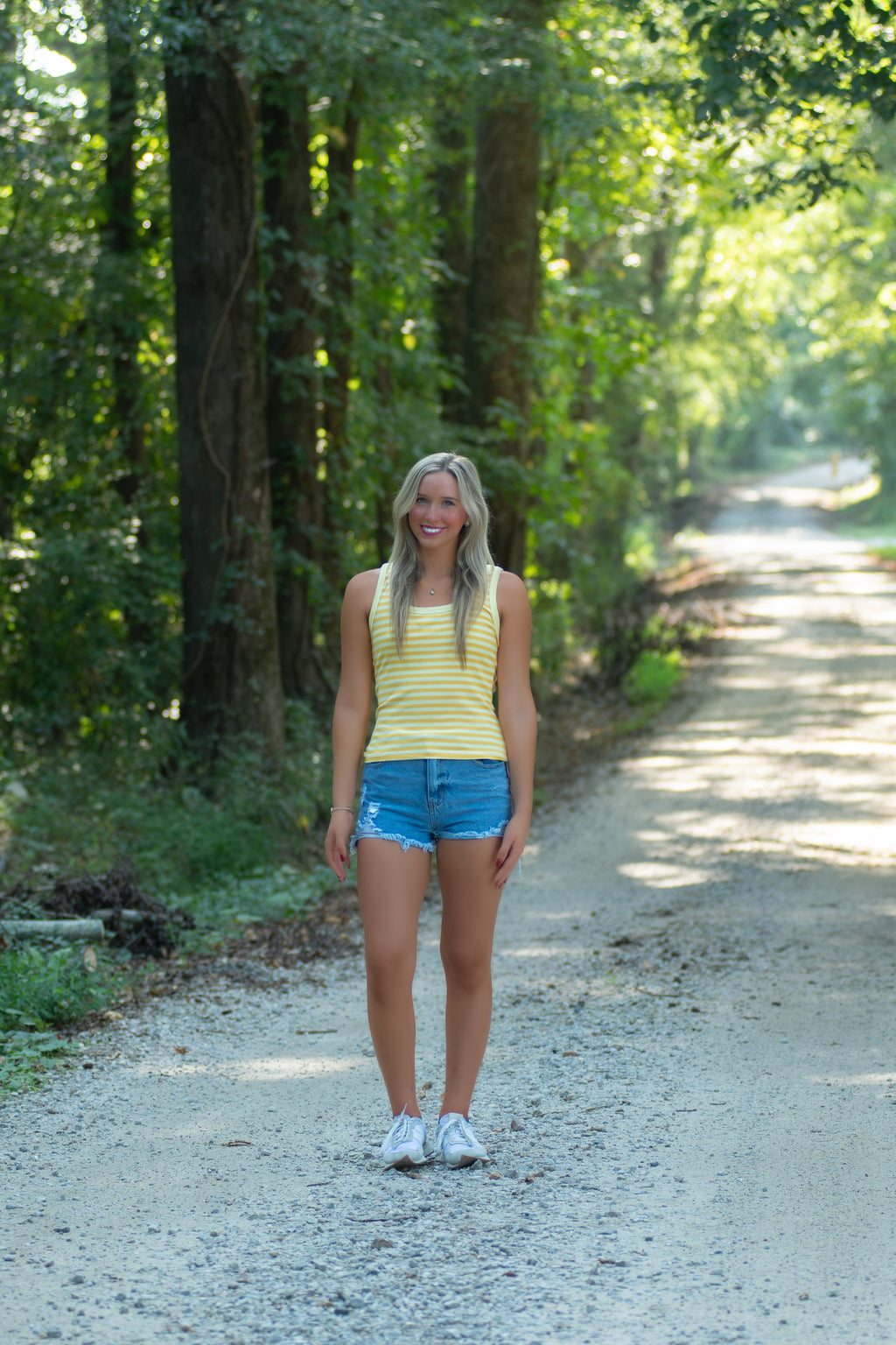 Striped Tank - Yellow or Blue