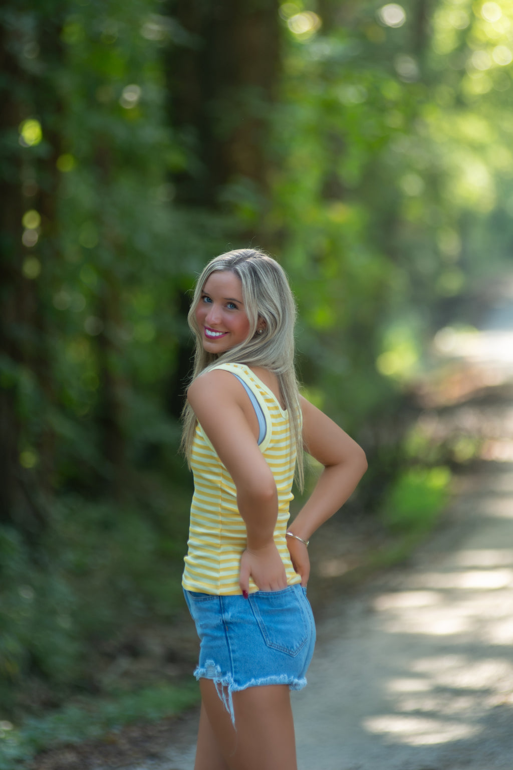 Striped Tank - Yellow or Blue